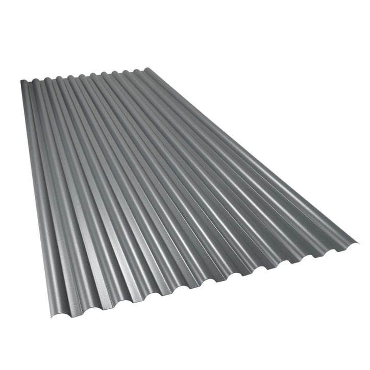 PVC Profilplatte SINTRA | 77/18 | 1,20 mm | Anthrazit Metallic | 3500 mm #4