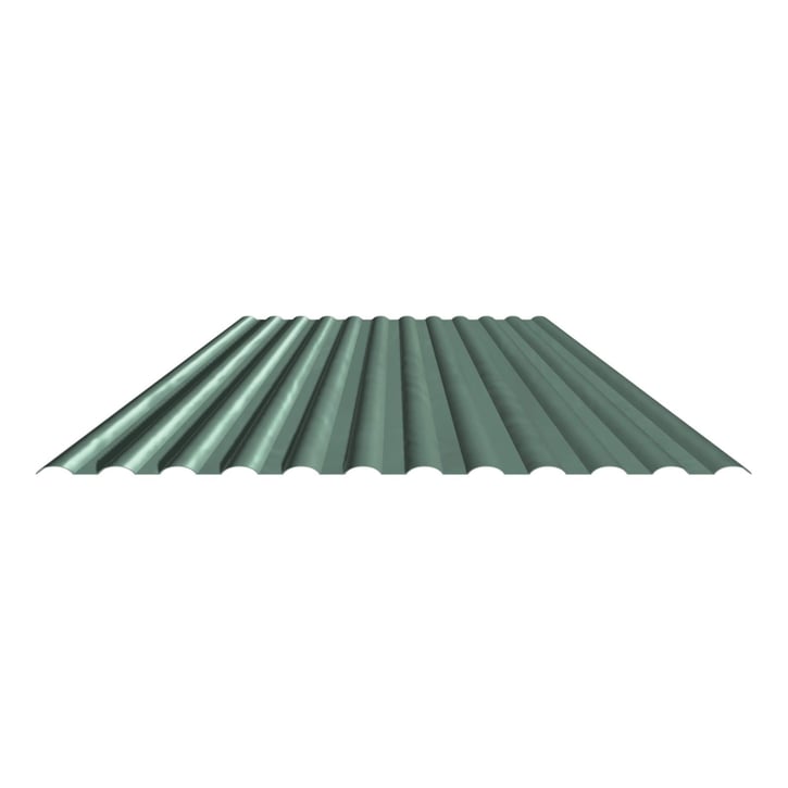 PVC Profilplatte SINTRA | 77/18 | 1,20 mm | Grün Metallic | 3500 mm #3