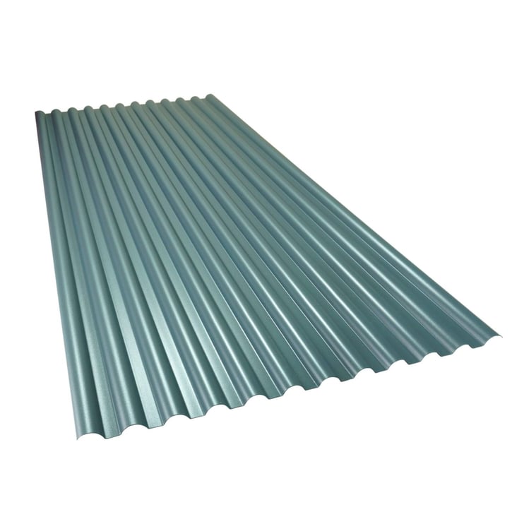 PVC Profilplatte SINTRA | 77/18 | 1,20 mm | Grün Metallic | 4000 mm #4