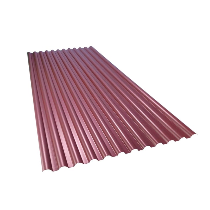 PVC Profilplatte SINTRA | 77/18 | 1,20 mm | Rot Metallic | 4000 mm #4