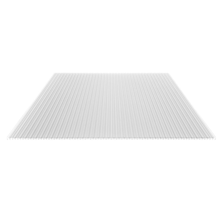 Polycarbonat Stegplatte | 16 mm | Profil ECO | Sparpaket | Plattenbreite 980 mm | Klar | Extra stark | Breite 5,05 m | Länge 7,00 m #6