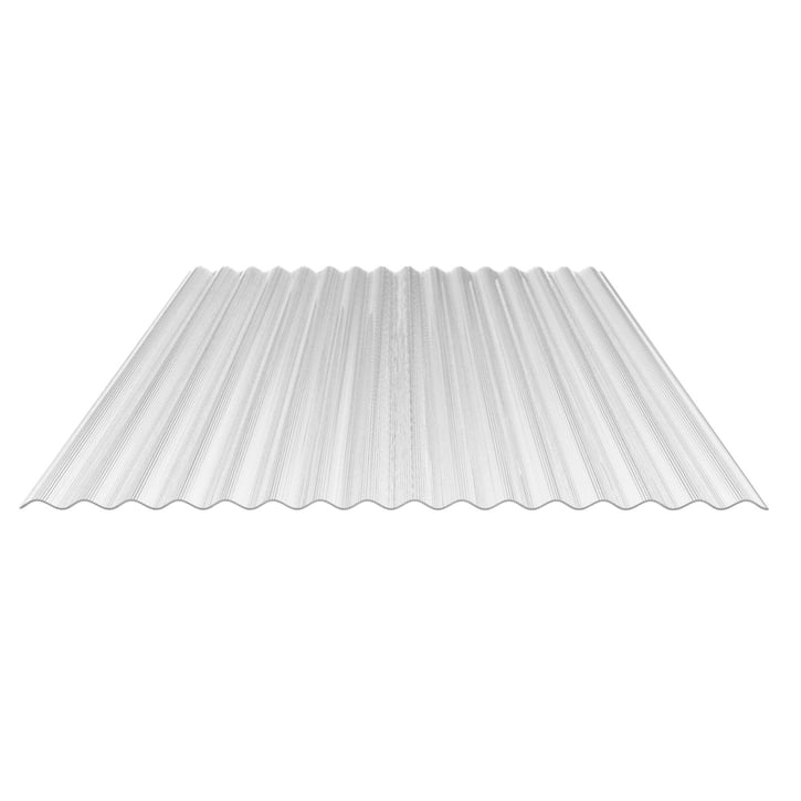 Polycarbonat Wellplatte | 76/18 | Sparpaket | 1,40 mm | Klar | No Drop | Breite 3,25 m | Länge 2,00 m #5